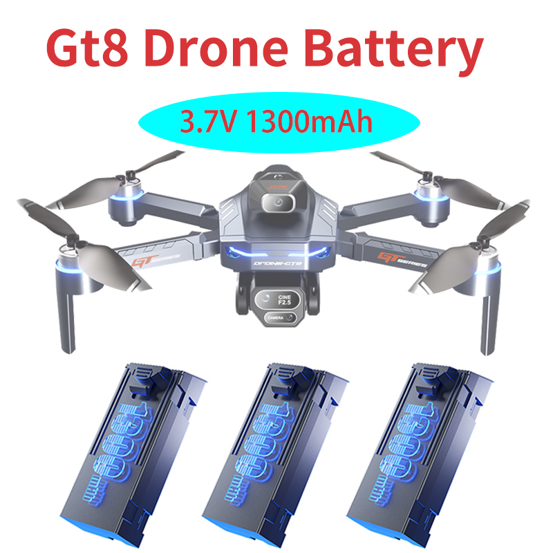 オリジナル 3.7V 1300mAh GT8 ドローンバッテ - Eachine Drone E58 のレビューと価格