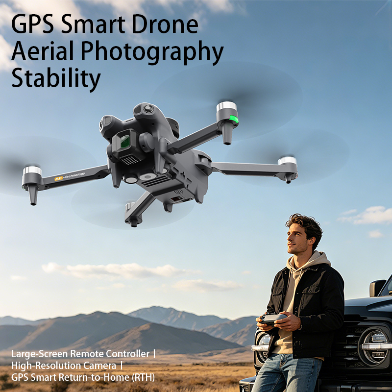 2026年新型AE51 RC FPVドローン GPS測位 オ - Drone Controller Screen のレビューと価格