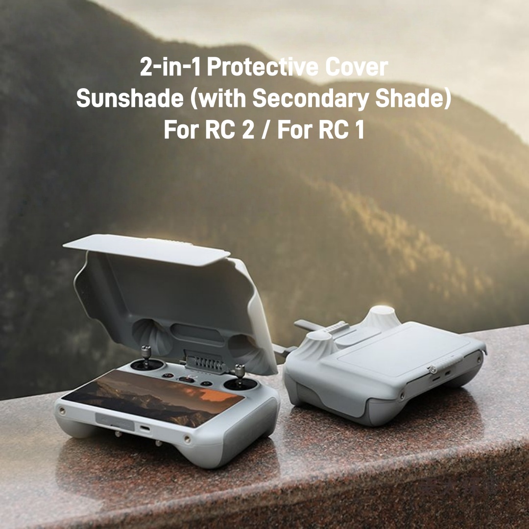 2in1 RC RC2 リモコンフード LCD シールド サ - Drone Sun Shade のレビューと価格