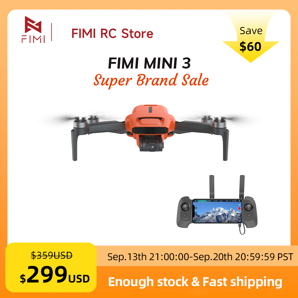 FIMI MINI 3 カメラドローン 4K 60fps 9 - Drone Controller Screen のレビューと価格