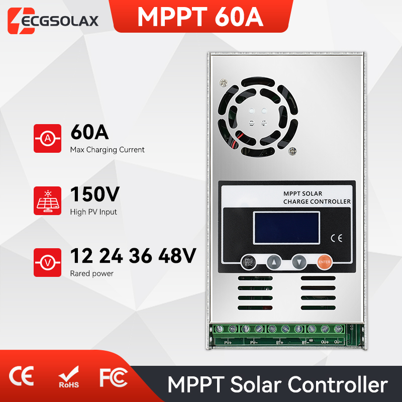 ECGSOLAX 60A MPPT ソーラー充電コントローラ - Drone Solar Charger のレビューと価格